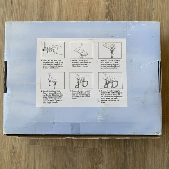 Kingston Brass Magellan Bath Sink Faucet KB951 Mini-Widespread Chrome +2 hoses! - Picture 6 of 11